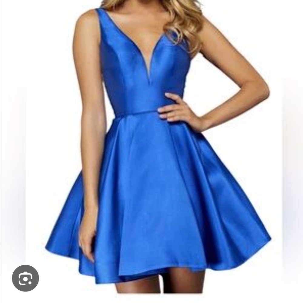 JVN by Jovani Cocktail Dress Royal Blue Size 0 Jovani 81120 Formal Jovani Dress
